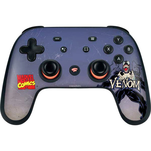 Marvel Classic Comics Venom Google Stadia Controller Skin